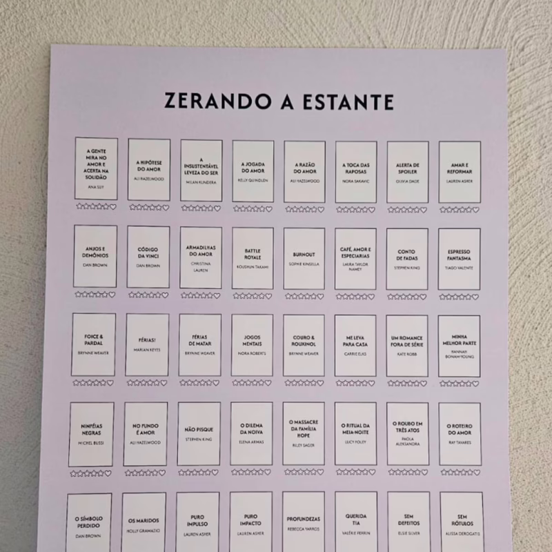 Pôster Zerando a Estante Com 48 Adesivos De Capas De Livros - Imagem 3