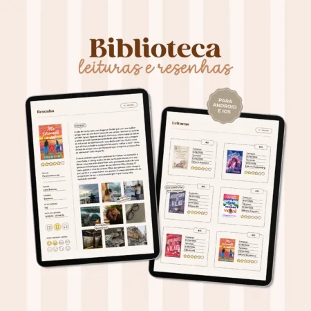 Reading Journal Digital - Minha Biblioteca e Resenhas