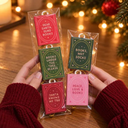 Mini Livros Natalinos – Enfeites para Árvore de Natal
